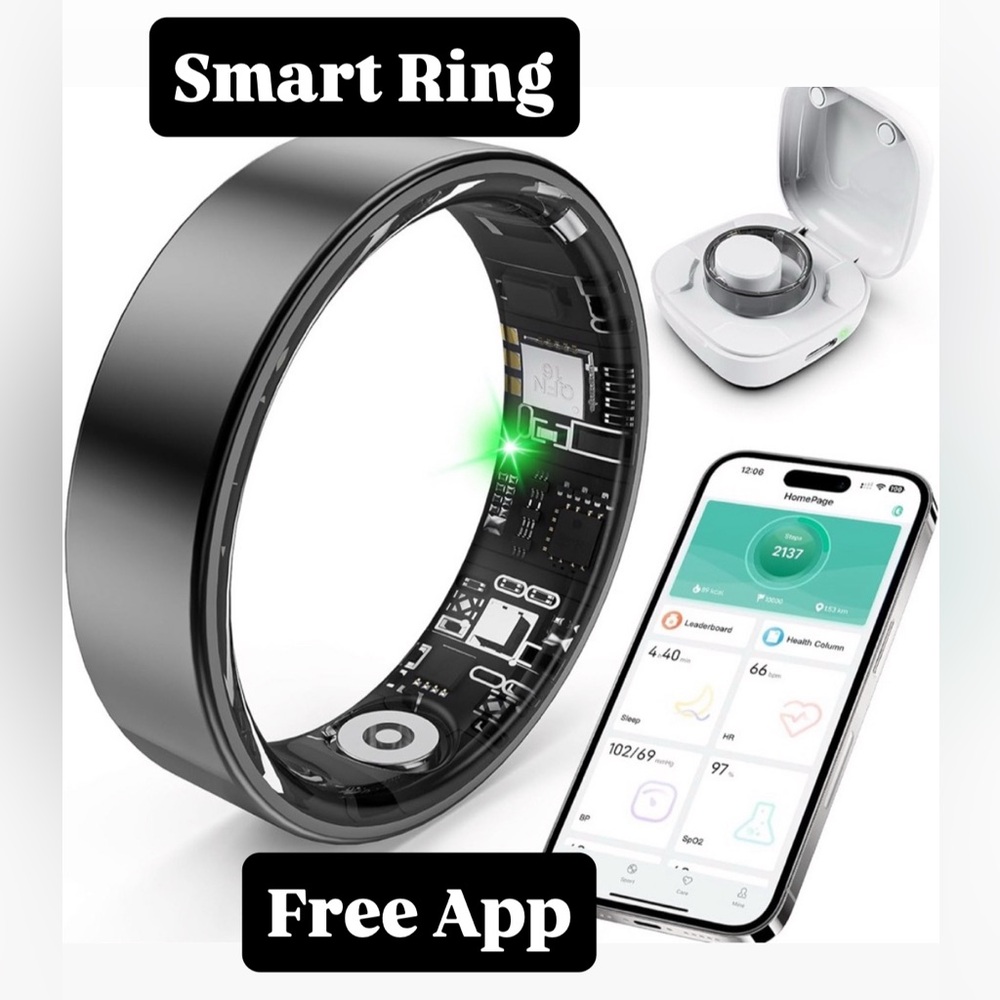 Smart Ring in Color Gold Size 8